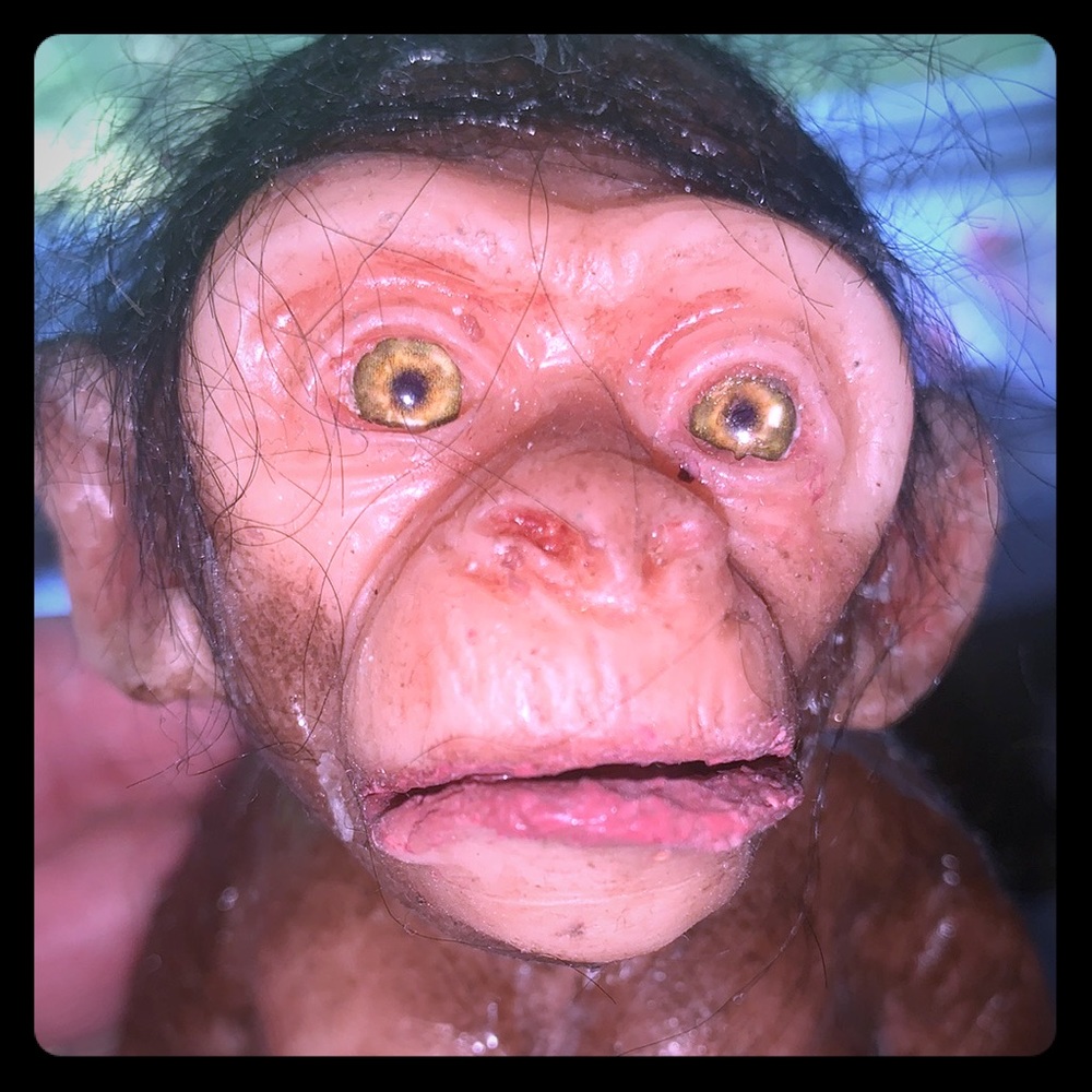 Full body silicone 7 inch chimpanzee